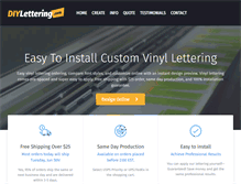 Tablet Screenshot of doityourselflettering.com